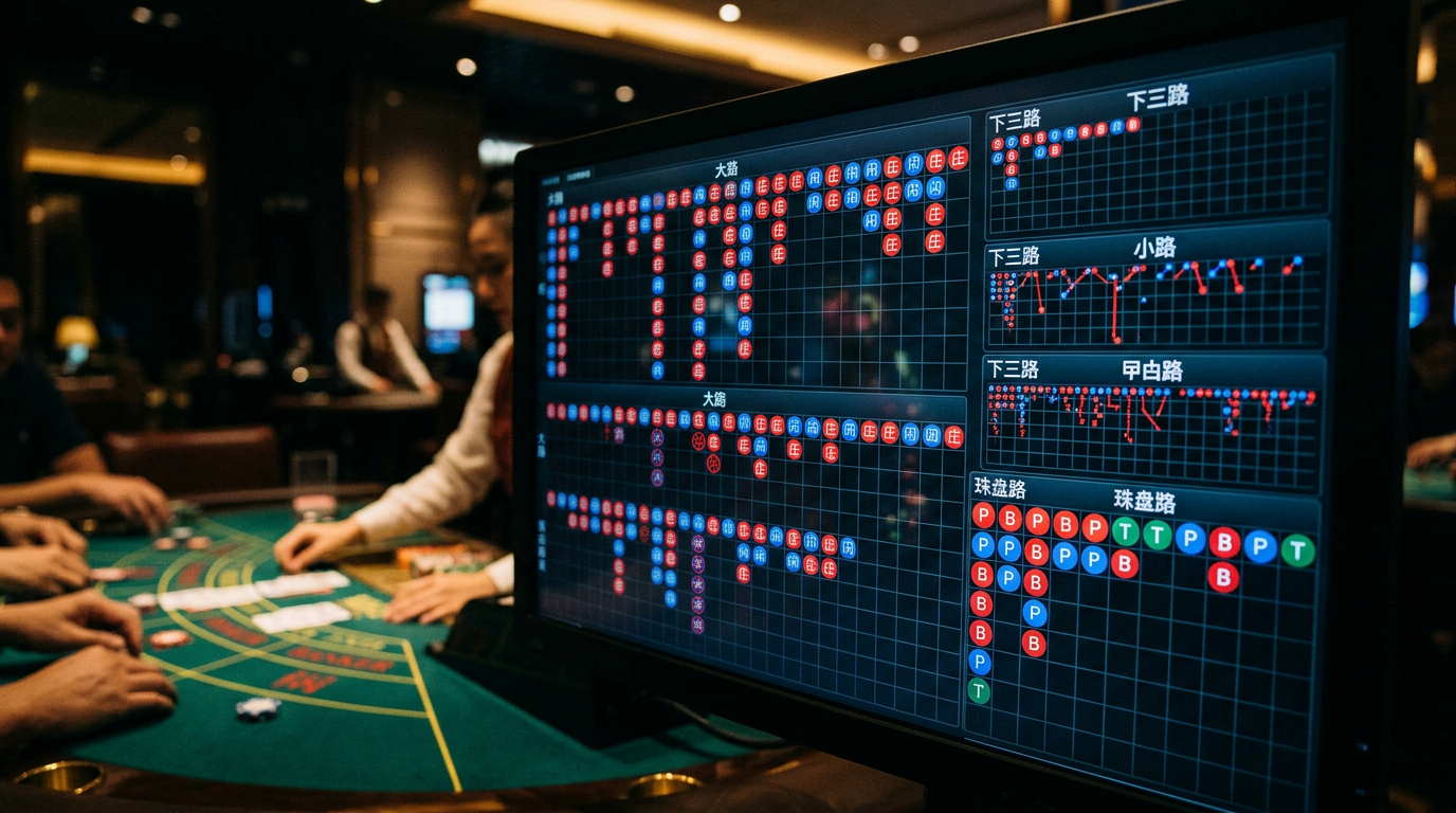 深度解析百家乐路单:从珠盘路到下三路的高手必修课