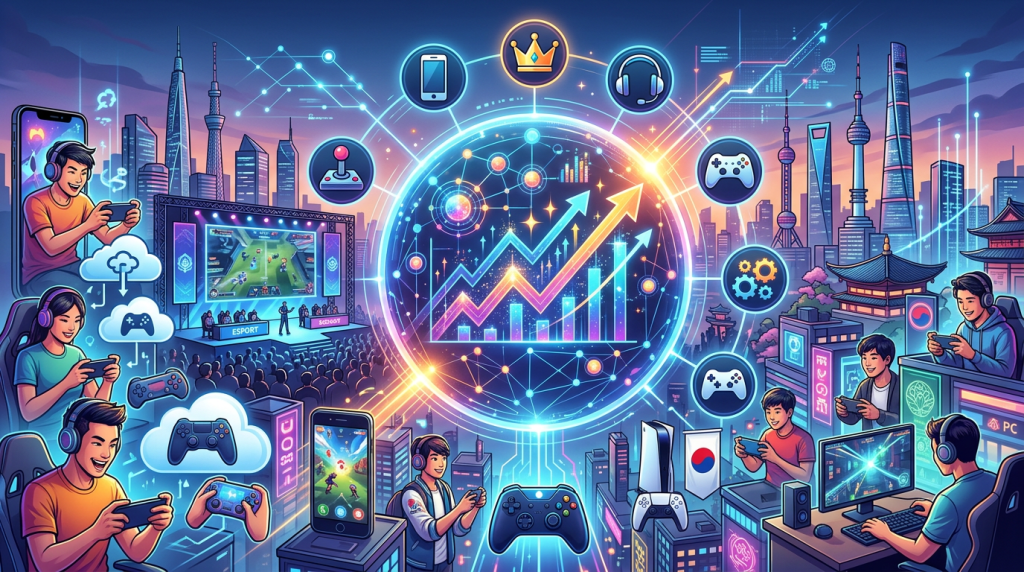 2026亚洲游戏市场全景解析：规模趋势、头部企业排名与本地化策略指南